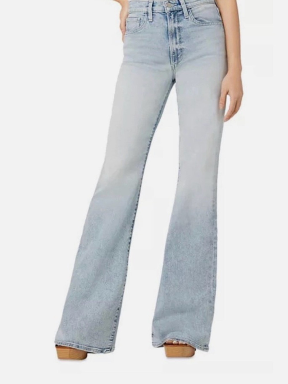 Joe's Jeans Molly Petite “Yours Truly”High-Rise Flare Jeans